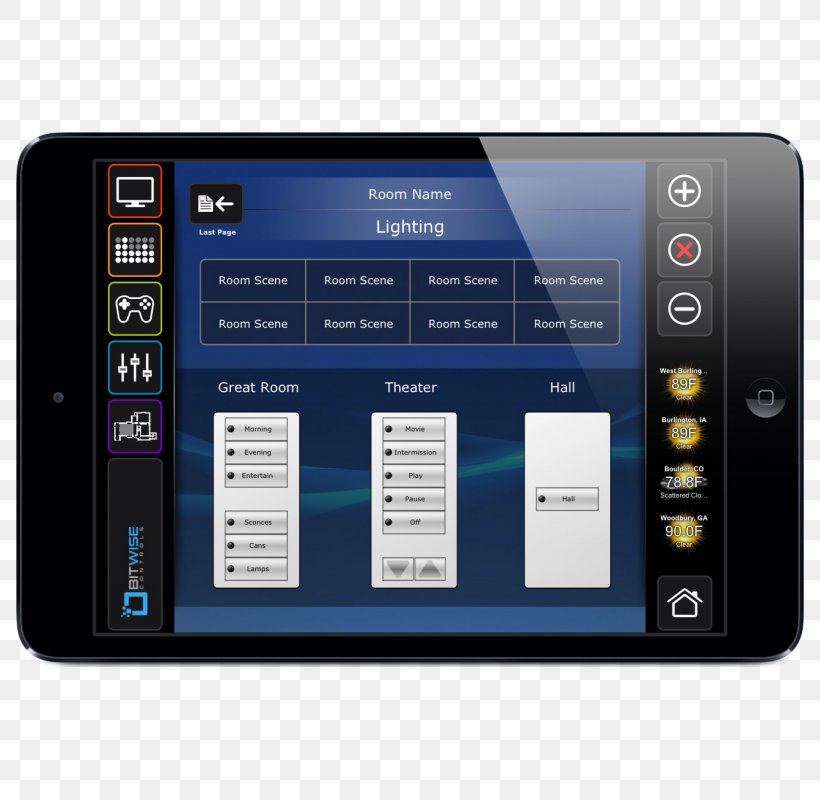 Lutron Electronics Company Lighting Control System Graphical User Interface Home Automation Kits, PNG, 800x800px, Lutron Electronics Company, Computer, Control System, Display Device, Electricity Download Free