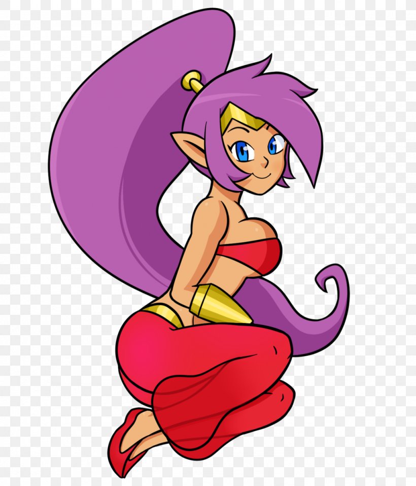 Shantae And The Pirate's Curse Shantae: Half-Genie Hero WayForward Technologies DeviantArt, PNG, 1024x1196px, Watercolor, Cartoon, Flower, Frame, Heart Download Free