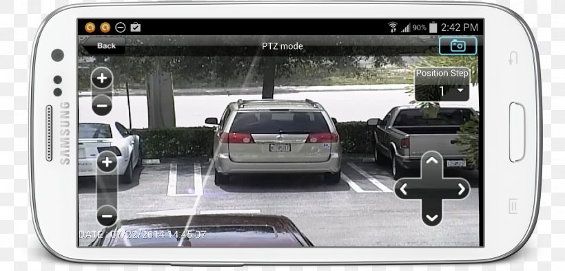 Smartphone Dynamic DNS Pan–tilt–zoom Camera IP Camera Closed-circuit Television, PNG, 1784x859px, Smartphone, Android, Automotive Exterior, Camera, Car Download Free