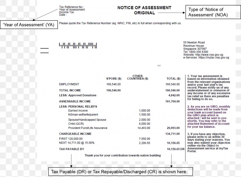 Inland Revenue Authority Of Singapore Income Tax Tax Assessment, PNG, 1338x984px, Singapore, Area, Black And White, Diagram, Document Download Free