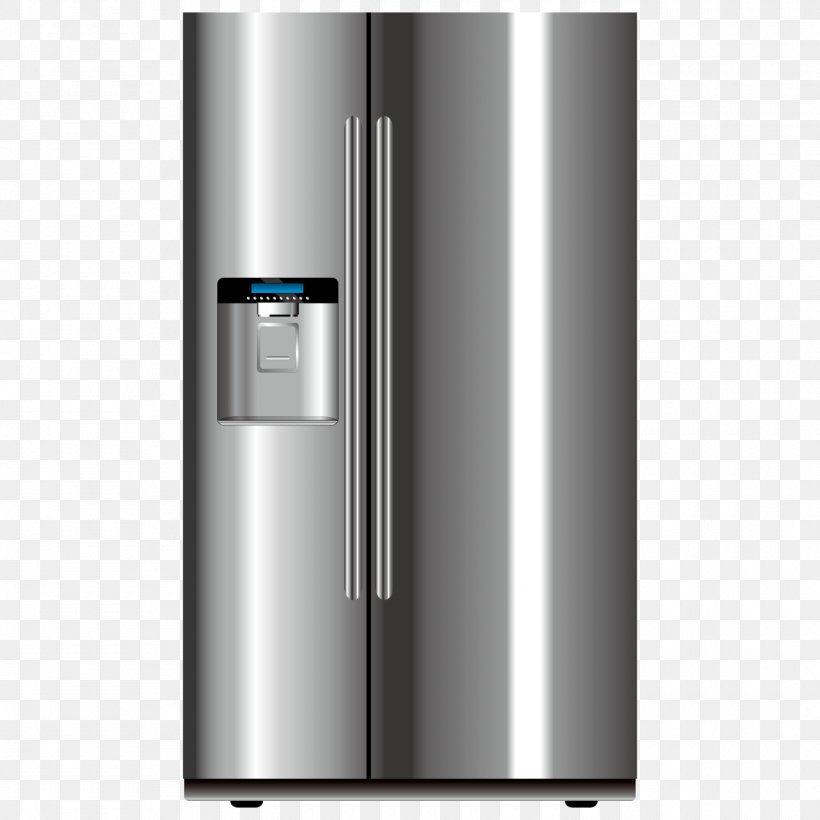 Refrigerator Euclidean Vector Home Appliance, PNG, 1500x1500px, Refrigerator, Acondicionamiento De Aire, Cartoon, Chlorofluorocarbon, Home Download Free