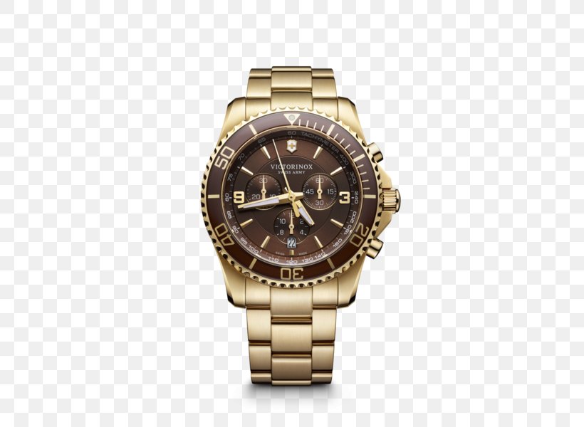 Victorinox Diving Watch Swiss Made Quartz Clock, PNG, 420x600px, Victorinox, Brand, Brown, Chronograph, Clock Download Free