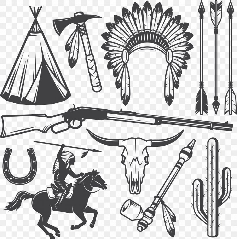 American Frontier Western United States Native Americans In The United States, PNG, 2414x2432px, American Frontier, Art, Automotive Design, Black And White, Cartoon Download Free