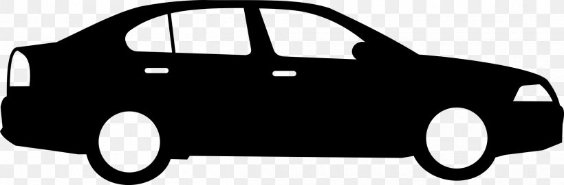 Car Black And White Clip Art, PNG, 2400x791px, Car, Automotive Design, Automotive Exterior, Black, Black And White Download Free