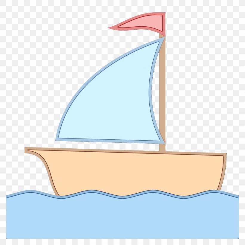 Sail Boat Sailboat Vehicle Watercraft, PNG, 1600x1600px, Watercolor, Boat, Fin, Paint, Sail Download Free
