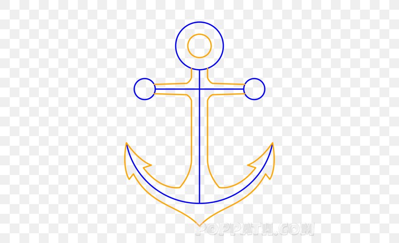 Anchor How-to Boat Drawing Clip Art, PNG, 500x500px, Anchor, Applique, Area, Boat, Coloring Book Download Free