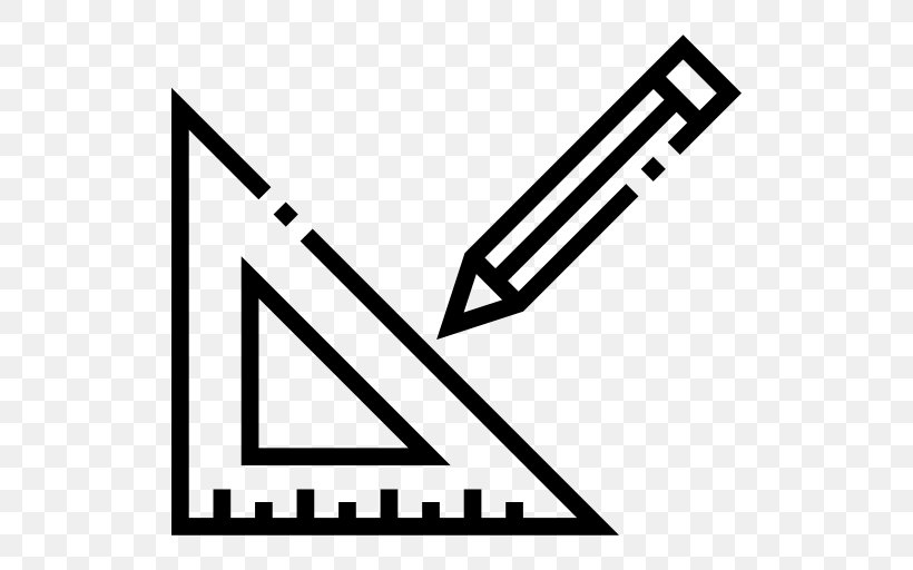 Set Square Drawing Measurement, PNG, 512x512px, Set Square, Area, Black, Black And White, Brand Download Free