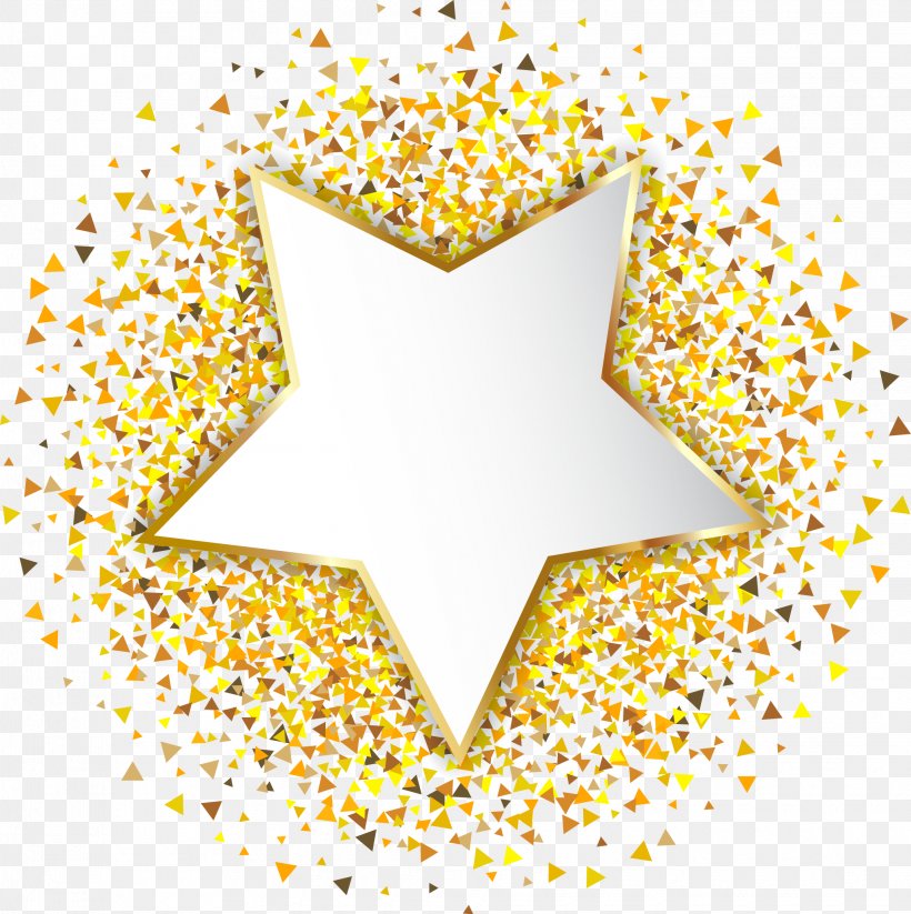 Vector Hand Painted Gold Stars, PNG, 2065x2074px, Star, Glitter, Gold, Heart, Pattern Download Free