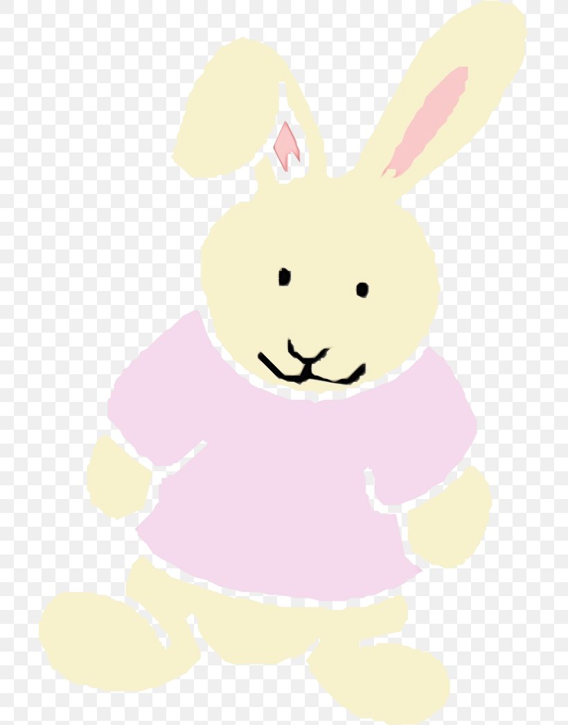 Easter Bunny Background, PNG, 707x1046px, Rabbit, Cartoon, Easter, Easter Bunny, Pink Download Free