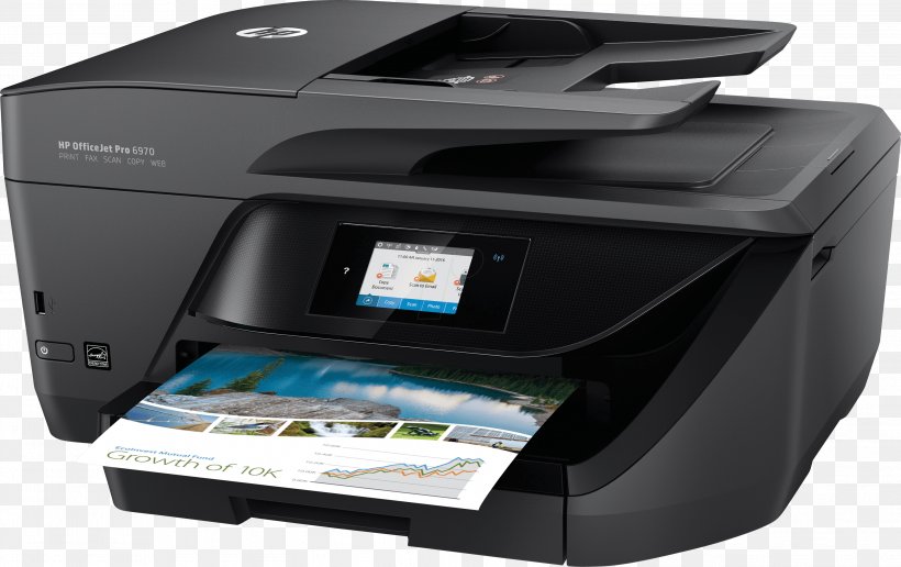 Hewlett-Packard HP Officejet Pro 6970 Multi-function Printer Inkjet Printing, PNG, 2999x1889px, Hewlettpackard, Duplex Printing, Electronic Device, Electronics, Hp Deskjet Download Free