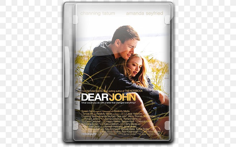 John Tyree Film Poster Romance Film, PNG, 512x512px, 2010, Film, Amanda Seyfried, Channing Tatum, Dear John Download Free