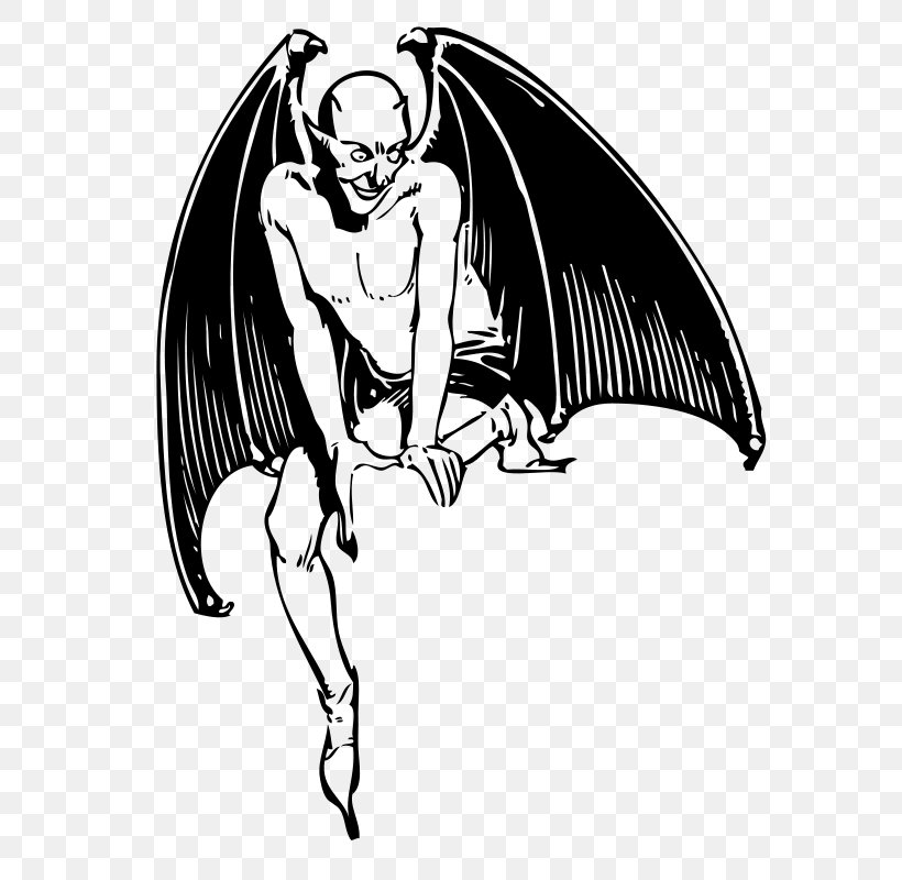 Michael Devil Satan Clip Art, PNG, 657x800px, Michael, Angel, Art, Bat, Black And White Download Free