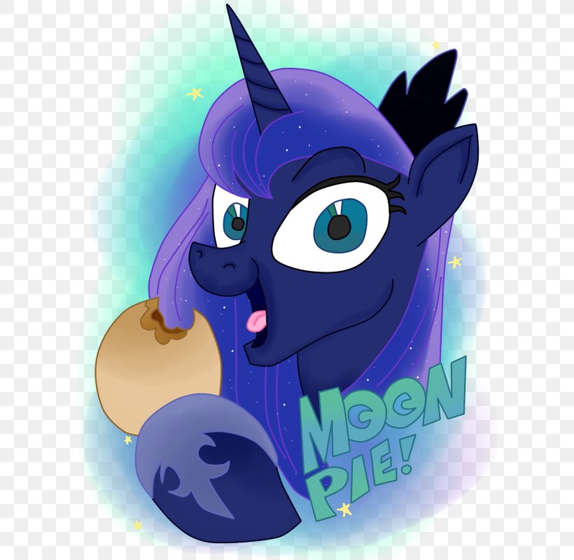Princess Luna Moon Pie Pie! 100 Gorgeously Glorious Recipes, PNG, 600x800px, Princess Luna, Andy Price, Art, Blue, Cartoon Download Free