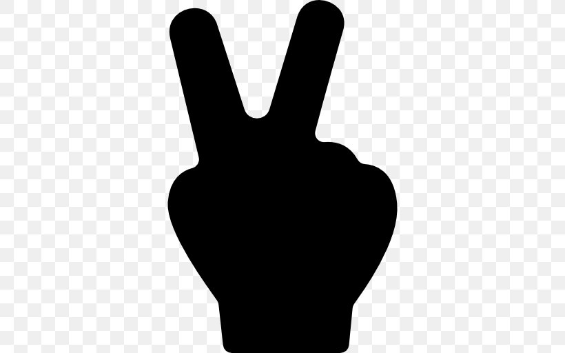 V Sign Gesture, PNG, 512x512px, V Sign, Black, Black And White, Finger, Gesture Download Free