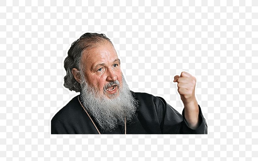 Patriarch Kirill Of Moscow Sticker Telegram His Holiness, PNG, 512x512px, Patriarch Kirill Of Moscow, Beard, Cat, Chin, Elder Download Free