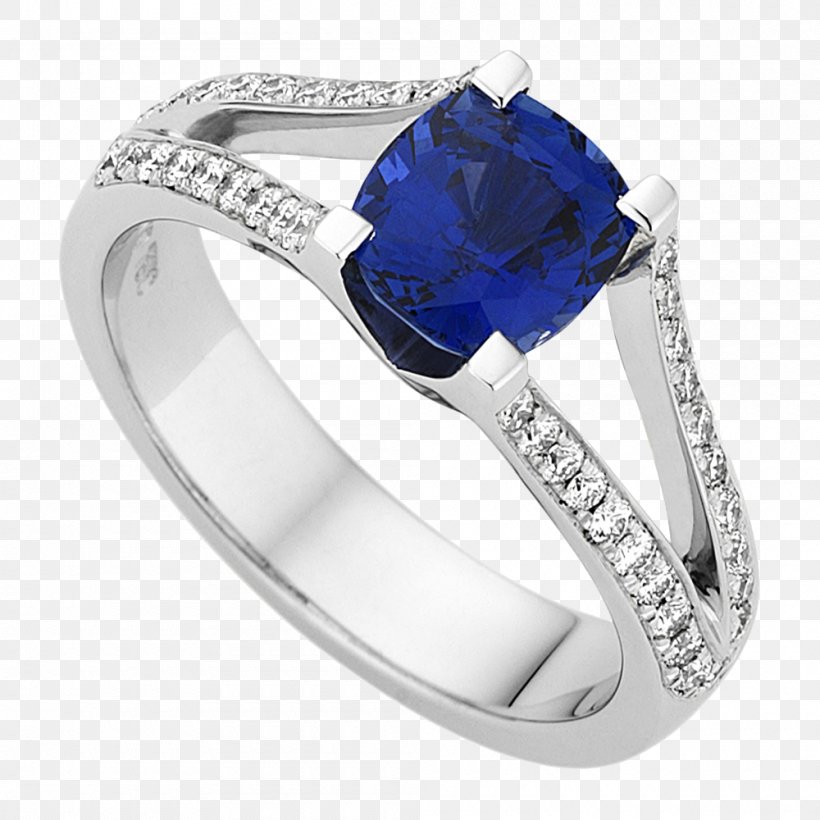 Sapphire Engagement Ring MDTdesign Diamond Jewellers Gold, PNG, 1000x1000px, Sapphire, Body Jewelry, Brilliant, Carat, Designer Download Free
