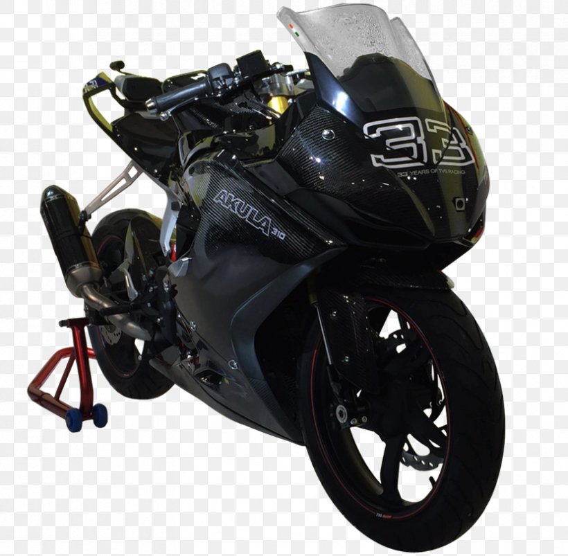 Auto Expo Tire Motorcycle TVS Motor Company TVS Apache, PNG, 829x812px, Auto Expo, Automotive Exhaust, Automotive Exterior, Automotive Tire, Automotive Wheel System Download Free