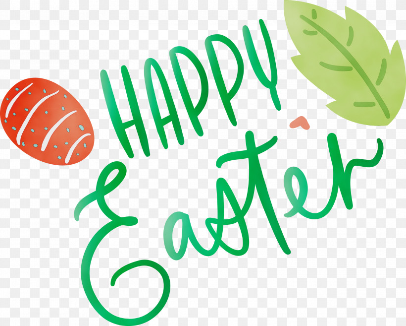 Green Leaf Logo Font Plant, PNG, 2999x2404px, Easter Day, Easter Sunday, Green, Happy Easter, Leaf Download Free