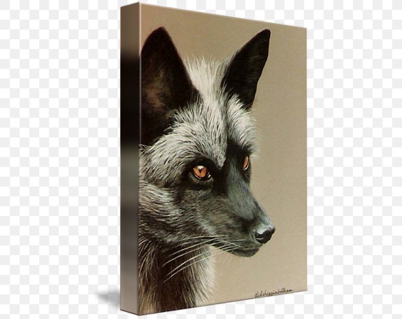 Red Fox Silver Fox Gallery Wrap Painting Fur, PNG, 445x650px, Red Fox, Art, Canvas, Carnivoran, Dog Like Mammal Download Free