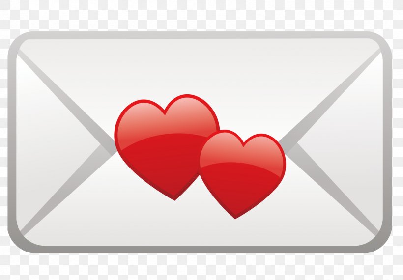 Red Heart, PNG, 1686x1173px, Envelope, Color, Heart, Letter, Love Download Free