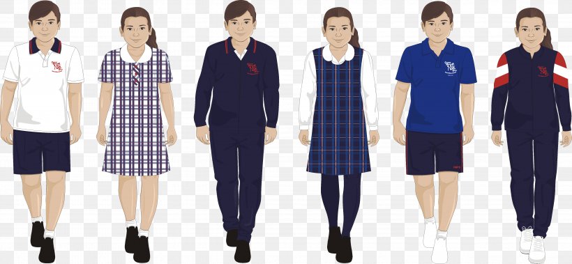 School Uniform Clairemont High School National Secondary School State School, PNG, 4768x2205px, Watercolor, Cartoon, Flower, Frame, Heart Download Free