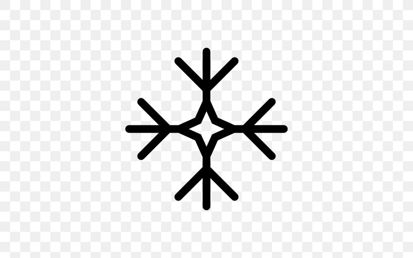 Snowflake Ice Freezing Clip Art, PNG, 512x512px, Snowflake, Black And White, Crystal, Flake Ice, Freezing Download Free