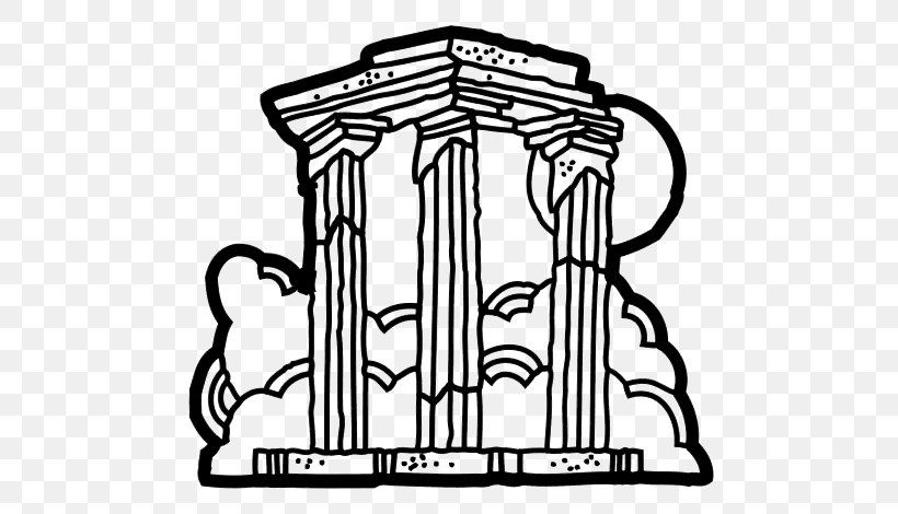 Statue Of Zeus At Olympia Temple Of Hera, Olympia Coloring Book, PNG, 600x470px, Statue Of Zeus At Olympia, Auto Part, Black And White, Color, Coloring Book Download Free