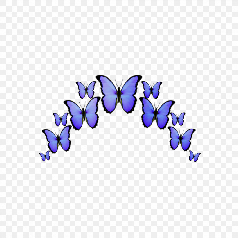 Emoji Butterflies Insects Blue, PNG, 2289x2289px, Watercolor, Blue, Butterflies, Caterpillar, Emoji Download Free