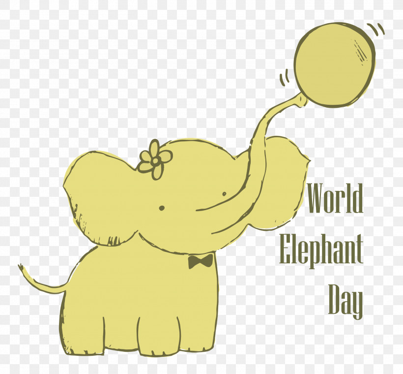 World Elephant Day Elephant Day, PNG, 3000x2784px, World Elephant Day, African Bush Elephant, African Elephants, African Forest Elephant, Cartoon Download Free