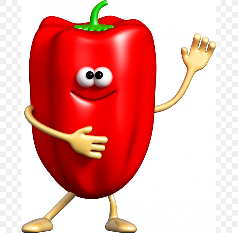 Bell Pepper Vegetable Chili Pepper Pimiento Clip Art, PNG, 800x800px, Watercolor, Cartoon, Flower, Frame, Heart Download Free