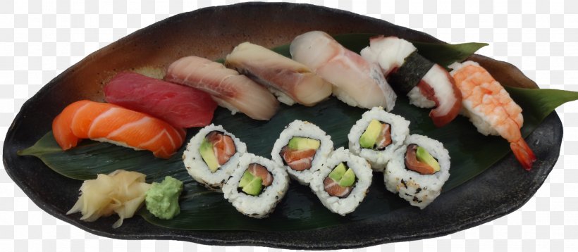 Sushi Japanese Cuisine Sashimi California Roll Gimbap, PNG, 1848x809px, Sushi, Appetizer, Asian Cuisine, Asian Food, California Roll Download Free
