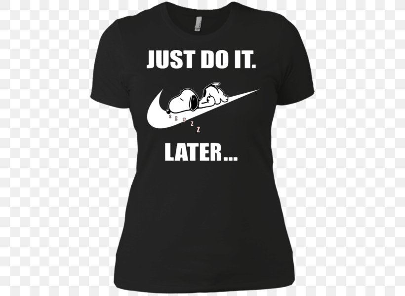 T-shirt Hoodie Just Do It Nike, PNG, 600x600px, Tshirt, Active Shirt, Black, Brand, Clothing Download Free