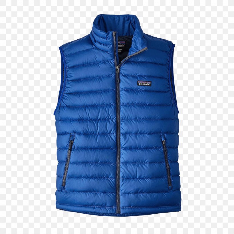 T-shirt Jacket Gilets Patagonia Down Feather, PNG, 1280x1280px, Tshirt, Blue, Clothing, Cobalt Blue, Down Feather Download Free