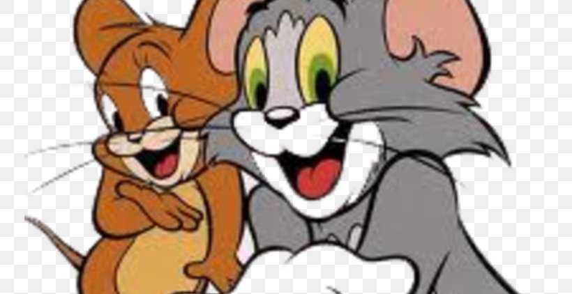 Tom Cat Jerry Mouse Tom And Jerry Cartoon, PNG, 750x422px, Watercolor, Cartoon, Flower, Frame, Heart Download Free