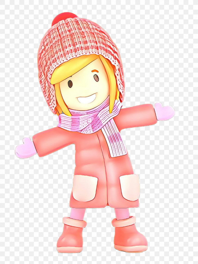 Pink Doll Toy Cartoon Action Figure, PNG, 1732x2307px, Pink, Action Figure, Brown Hair, Cartoon, Child Download Free