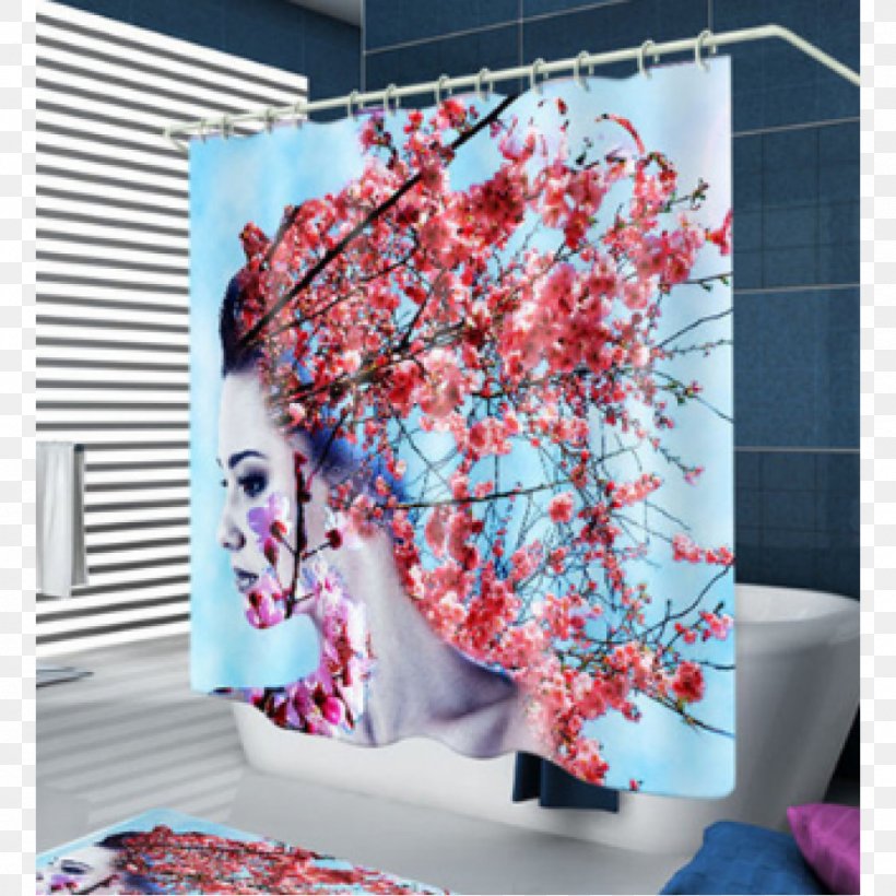 Shower Douchegordijn Curtain Bathroom Bathtub, PNG, 1000x1000px, Shower, Bathroom, Bathtub, Curtain, Douchegordijn Download Free