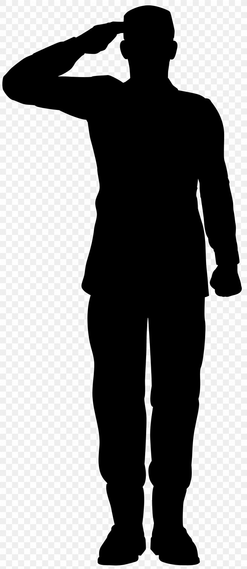 Soldier Silhouette Army Clip Art, PNG, 3472x8000px, Soldier, Army, Black And White, Free Content, Gentleman Download Free