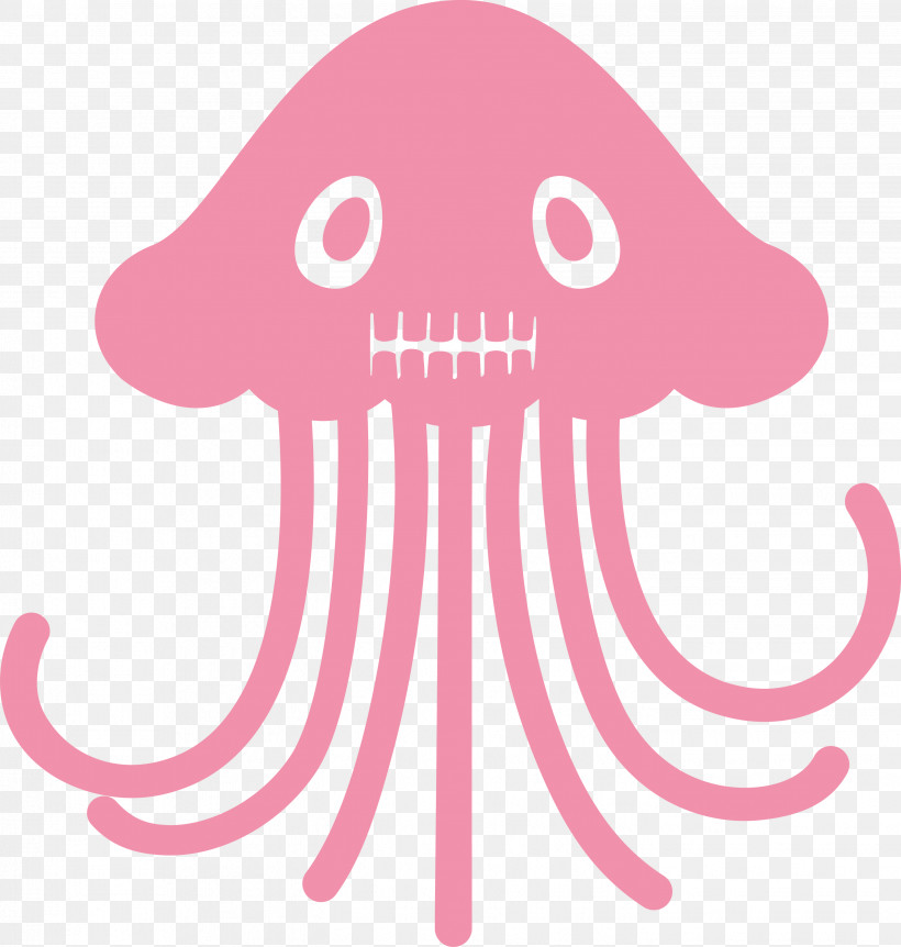 Jellyfish, PNG, 2851x3000px, Jellyfish, Cartoon, Character, Line, Meter Download Free