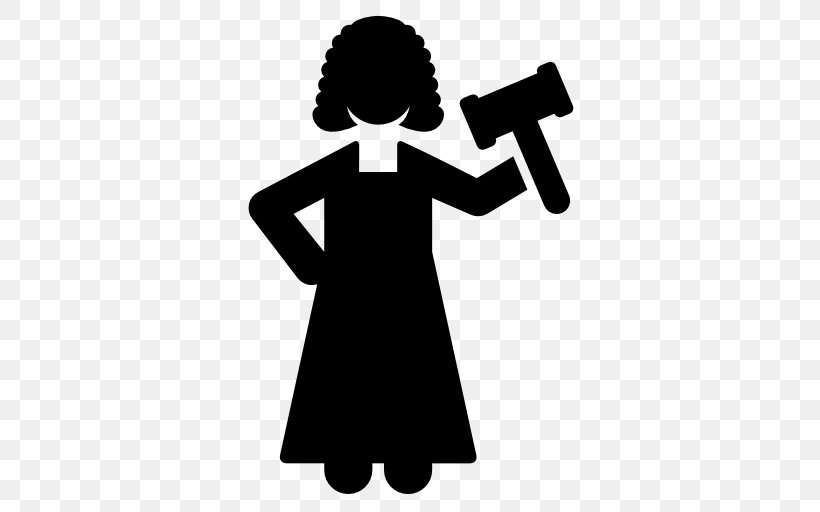Judge Court Clip Art, PNG, 512x512px, Judge, Barrister, Black And White, Court, Dress Download Free