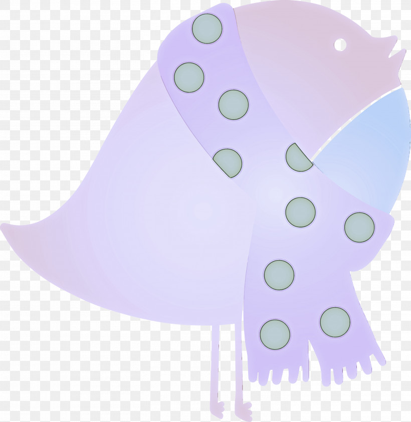 Polka Dot, PNG, 2921x3000px, Winter Bird, Cartoon Bird, Christmas Bird, Headgear, Lavender Download Free