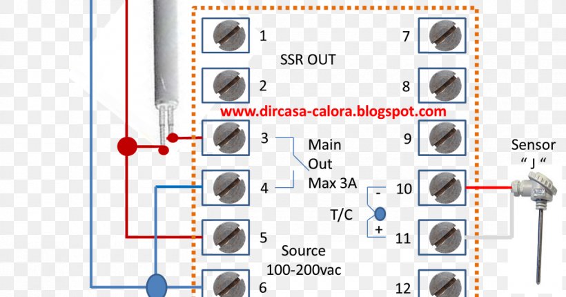 Pyrometer Diagram Thermocouple Control System Contactor, PNG, 1200x630px, Pyrometer, Area, Contactor, Control System, Diagram Download Free