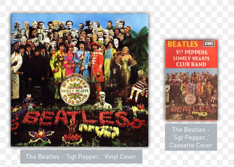 Sgt. Pepper's Lonely Hearts Club Band The Beatles LP Record Album Cover Rock, PNG, 1024x731px, Beatles, Abbey Road, Advertising, Album, Album Cover Download Free