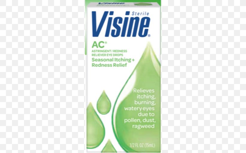 Visine-A Eye Allergy Relief Eye Drops & Lubricants Visine Tears Dry Eye Relief, PNG, 510x510px, Visine, Allergy, Brand, Dry Eye Syndrome, Eye Download Free