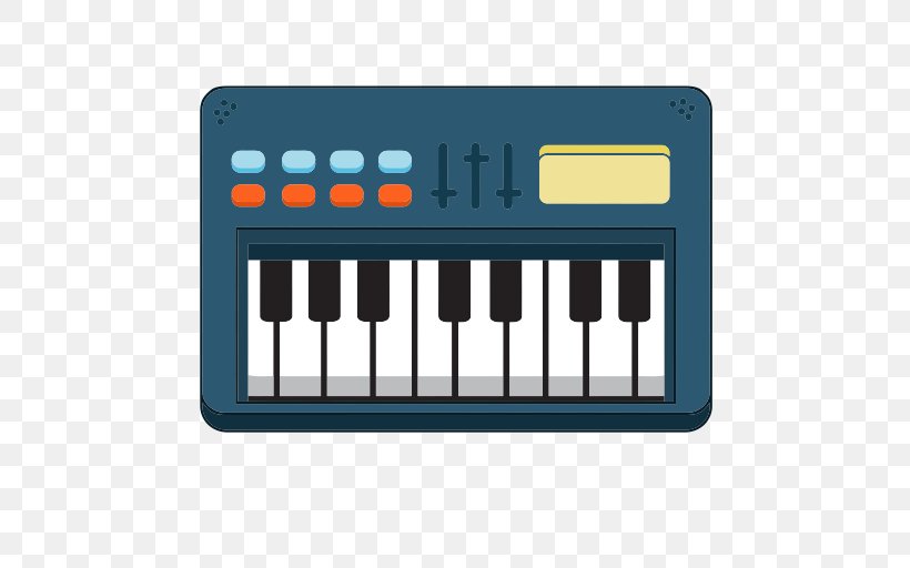Musical Keyboard Piano Musical Instruments, PNG, 512x512px, Watercolor, Cartoon, Flower, Frame, Heart Download Free