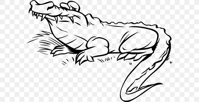 Crocodile Alligators Clip Art Openclipart Drawing, PNG, 600x421px, Watercolor, Cartoon, Flower, Frame, Heart Download Free