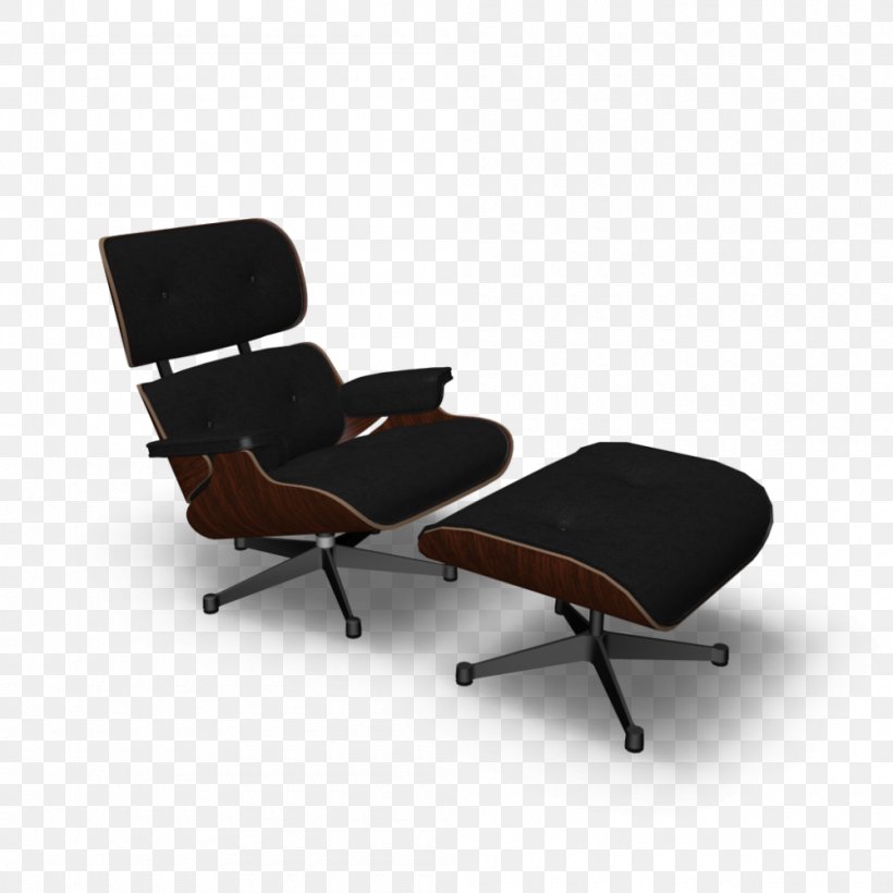 Eames Lounge Chair Office & Desk Chairs Charles And Ray Eames Vitra, PNG, 1000x1000px, Eames Lounge Chair, Armrest, Chair, Chaise Longue, Charles And Ray Eames Download Free