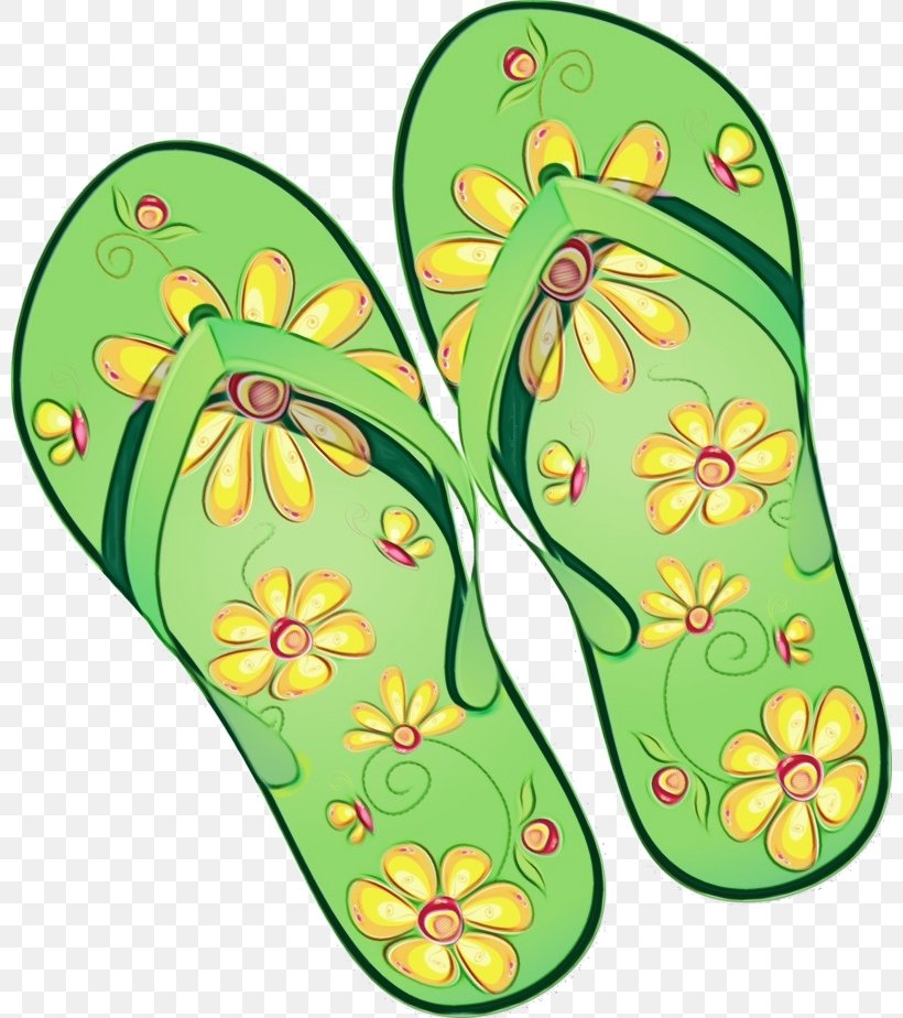 Green Leaf Watercolor, PNG, 800x924px, Watercolor, Flipflops, Flower, Footwear, Grass Download Free