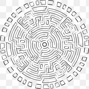 Maya Civilization Labyrinth Maze Drawing Line Art PNG