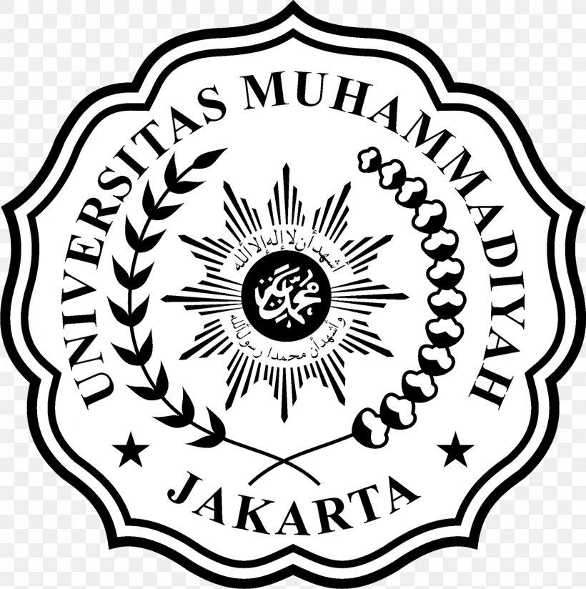 Muhammadiyah University Of Jakarta Clip Art Vector Graphics Logo Image, PNG, 1591x1600px, Muhammadiyah University Of Jakarta, Area, Artwork, Black And White, Drawing Download Free