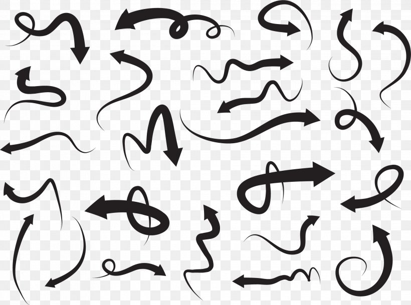 Arrow Drawing Clip Art, PNG, 2236x1661px, Drawing, Art, Black, Black And White, Calligraphy Download Free